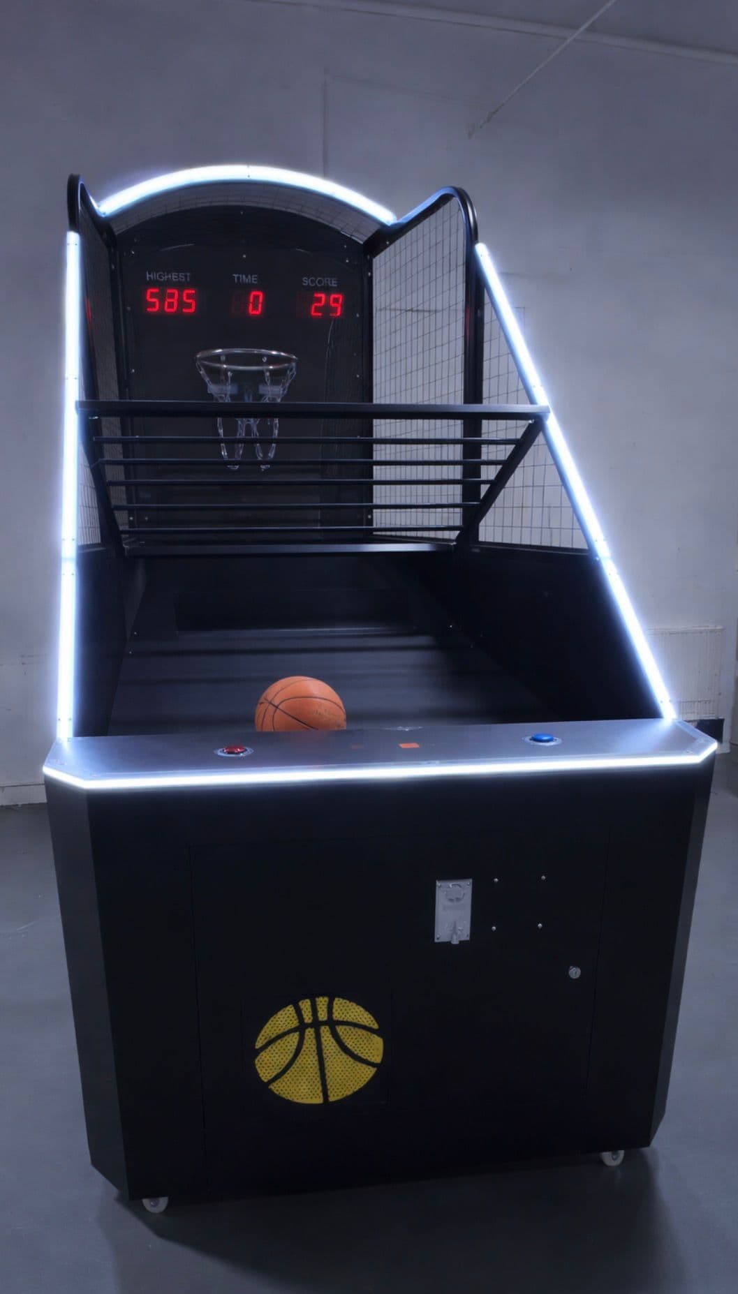 Black Half Court Hoops Basketball Arcade