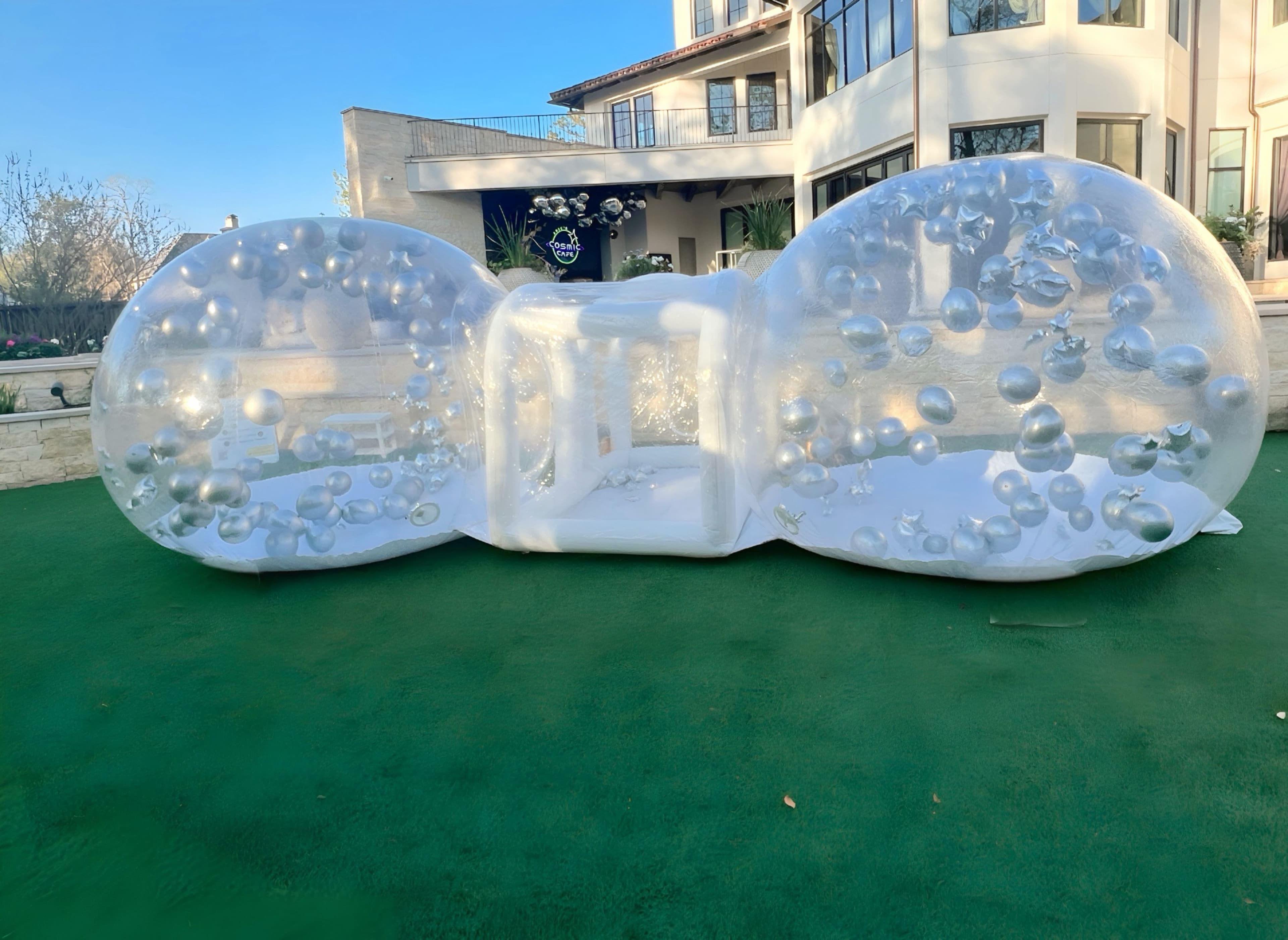 Giant ball pit rental Houston, 20x20 ft branded ball pit installation at a corporate brand activation